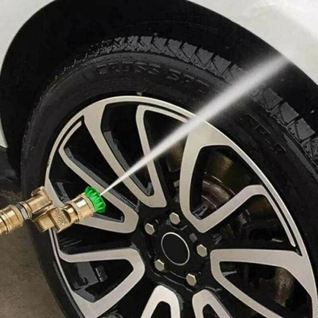 5Pcs 1/4" Quick Connect Spray Nozzle High Power Kit Pressure Washer Spray Nozzles Tips For Car Foam Lance Gun 3600 PSI 5 Colors