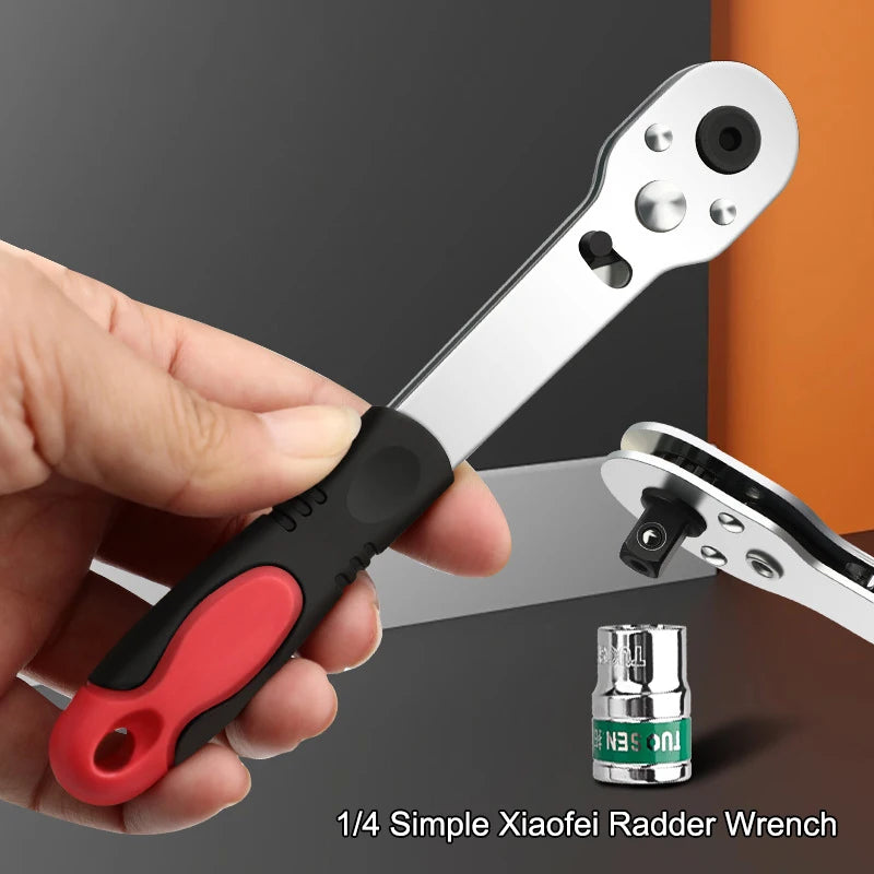 Quick Release 1/4inch Ratchet Wrench, Reversible Handle for House Enhancement and Automotive Servicing. Zpaxo