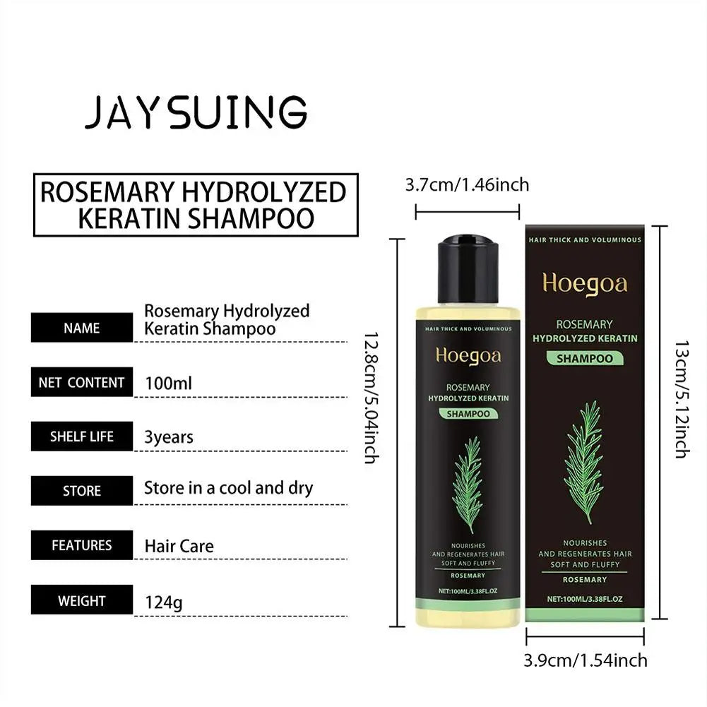 Natural Rosemary Shampoo – Reduce Hair Loss & Dandruff 100ml Rosemary Hair Shampoo Zpaxo