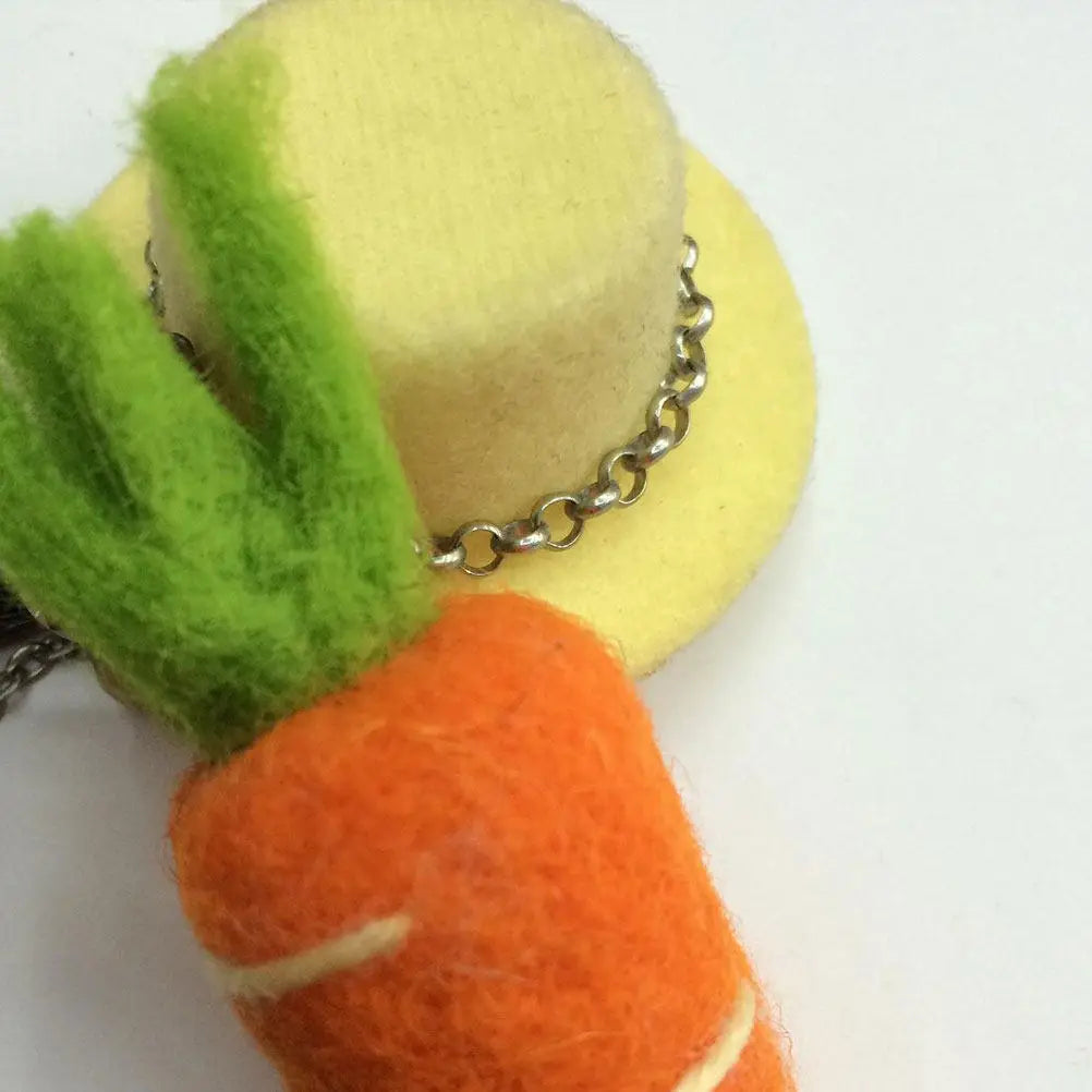 2Pcs Adorable Wool Felt Radishes Accessories Perfect for Clothing Craft Projects Brooches DIY Hats Bags Felt Crafts Decor