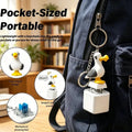 Mini Seagull Fidget Keyboard Keychain Funny Stress Relief Finger Zpaxo one size