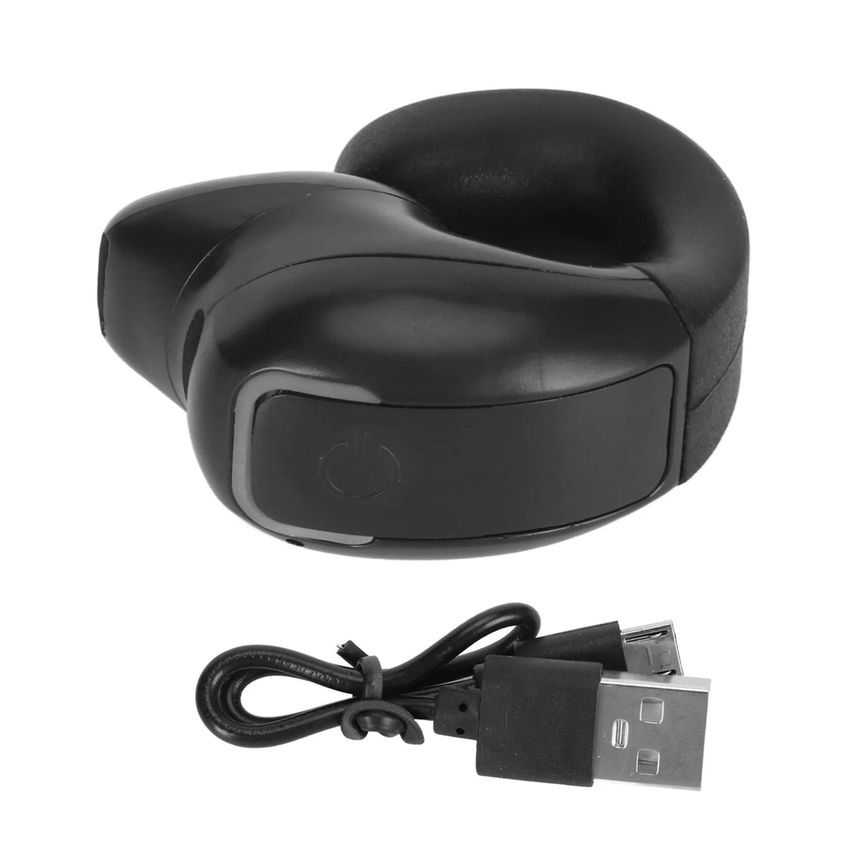 Wireless Earbuds Bluetooth 5 3 Single Ear Clip Lightweight Ergonomic Zpaxo black