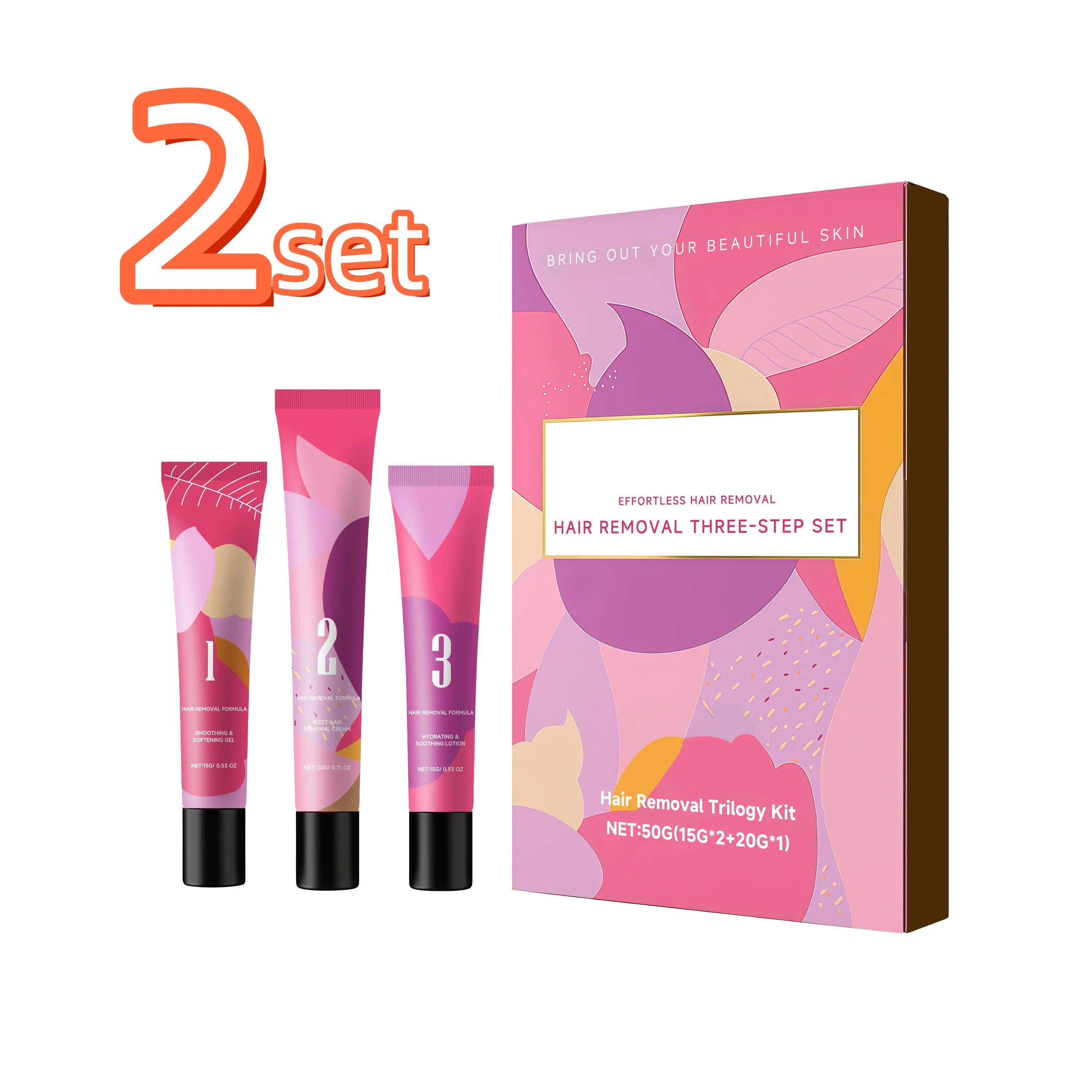 Painless Hair Removal Cream Kit for Face & Body | Zpaxo Hair Removal Cream Kit Zpaxo 2 set