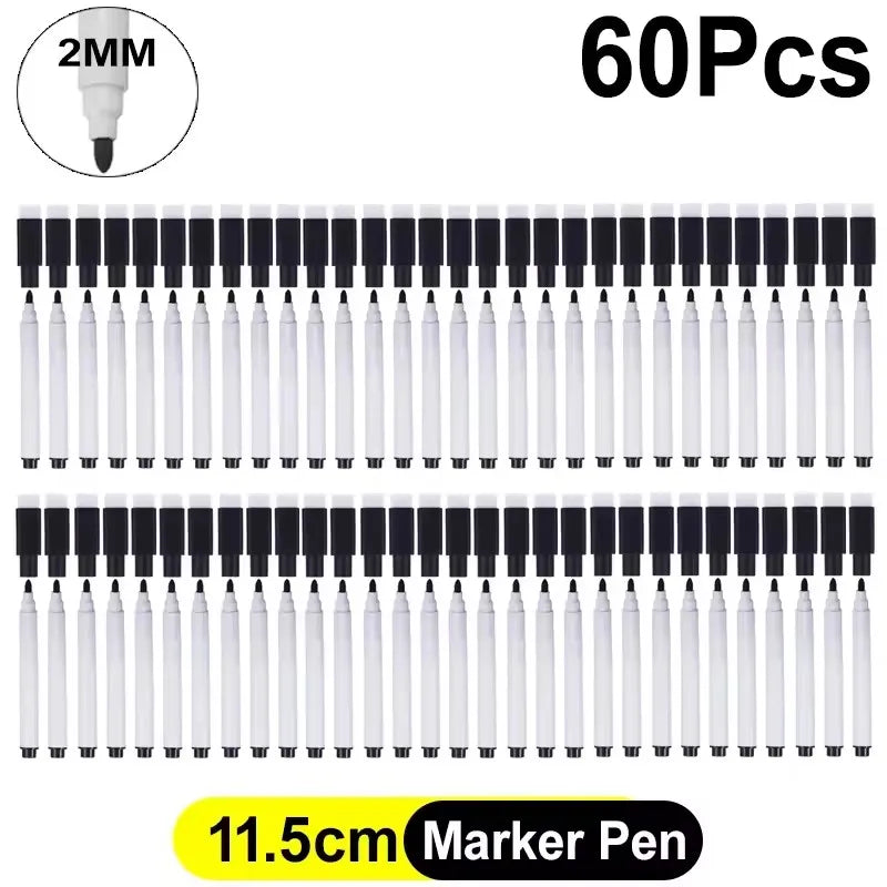 Magnetic Dry Erase Markers Eraser Cap White Board Marker Office