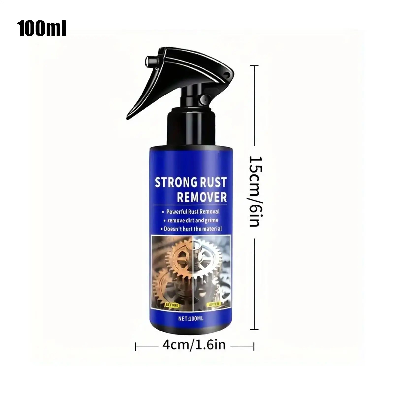 100ml Anti-Rust Spray – Instant Metal Rust Remover & Protector Rust Remover Spray Zpaxo