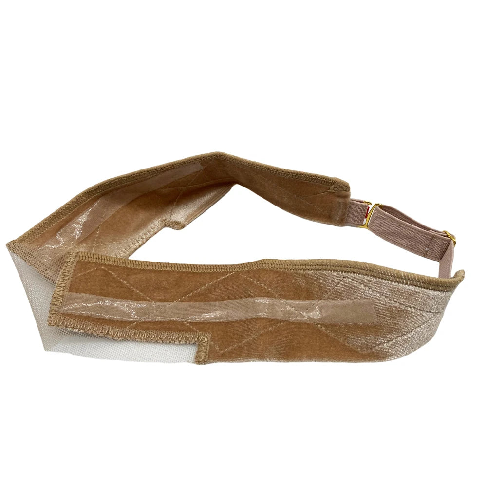 New Double-Sided Silicone Velvet Metal Buckle Anti-Slip Headband To Hold Wigs Wig Accessories Zpaxo