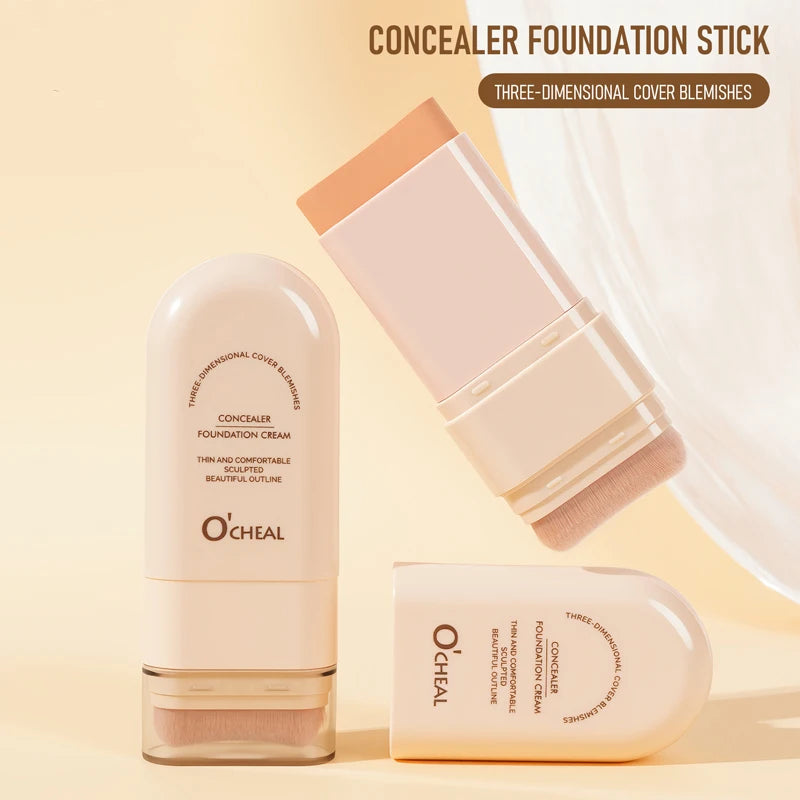 Rotating Concealer Foundation Stick Moisturizing Lightweight Conceals
