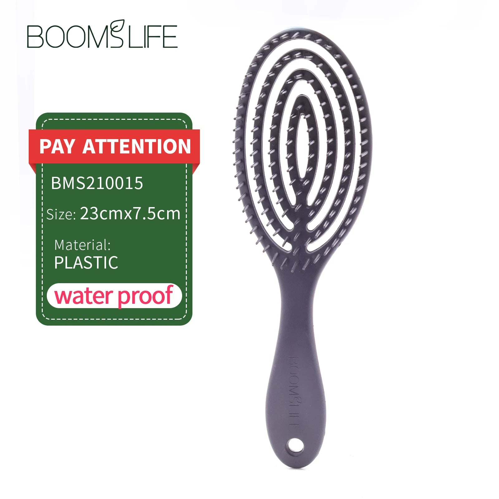 Vented Hair Brush WideTeeth Anti-static Comb for Women Scalp Massage Wet Dry Hairs Combs Detangling Hairdressing Styling Tools Zpaxo Black Brush