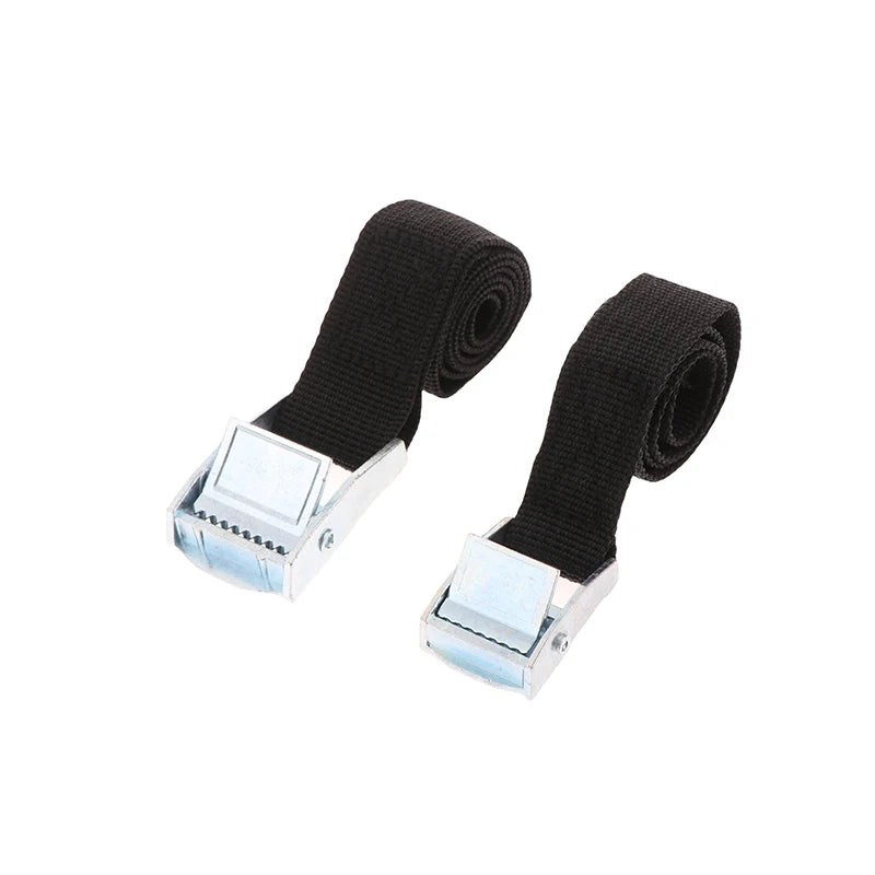 2M Buckle Tie-down Belt Cargo Straps Car Motorcycle Bike Metal Tow