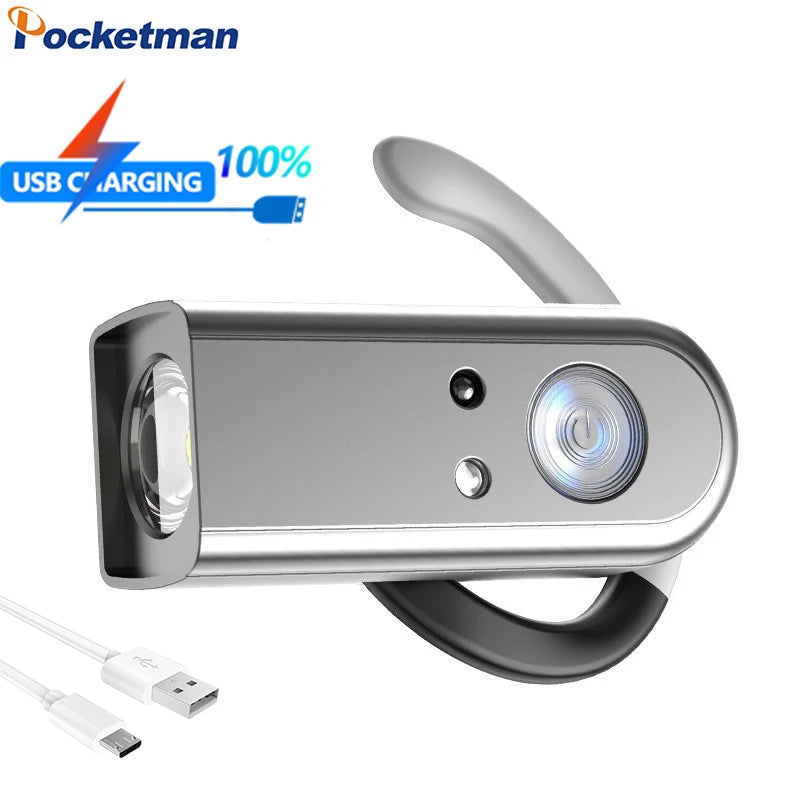 POCKETMAN Motion Sensor LED Headlamp – USB Rechargeable