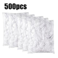50/100-Pack Reusable Transparent Food Storage Covers for Bowls