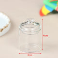 ▶High borosilicate mini glass candy jar food play doll house accessories Zpaxo Onesize