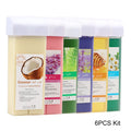 2026 New Hair Removal Wax Refill Soft Wax Roller for Roll-On Depilatory Body Hair Removal Tool 1/3/6Pcs Options Zpaxo 072-Mixed6pcs