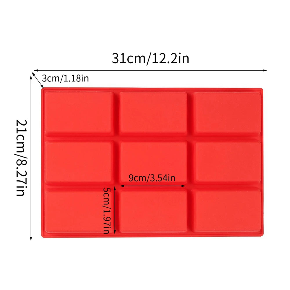 Silicone Baking Pan Mold Mini Bread Madeline Loaf Mousse Cake Dessert Cookies Chocolate Heat-Resistant Mold Baking Tool Zpaxo J24012043