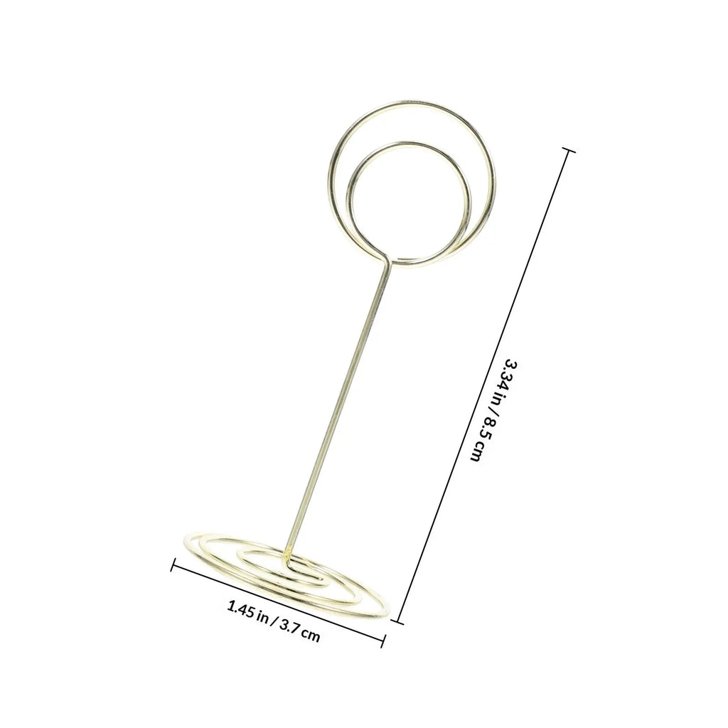 Peacock Note Holder Multifunctional Metal Business Card Display Stand