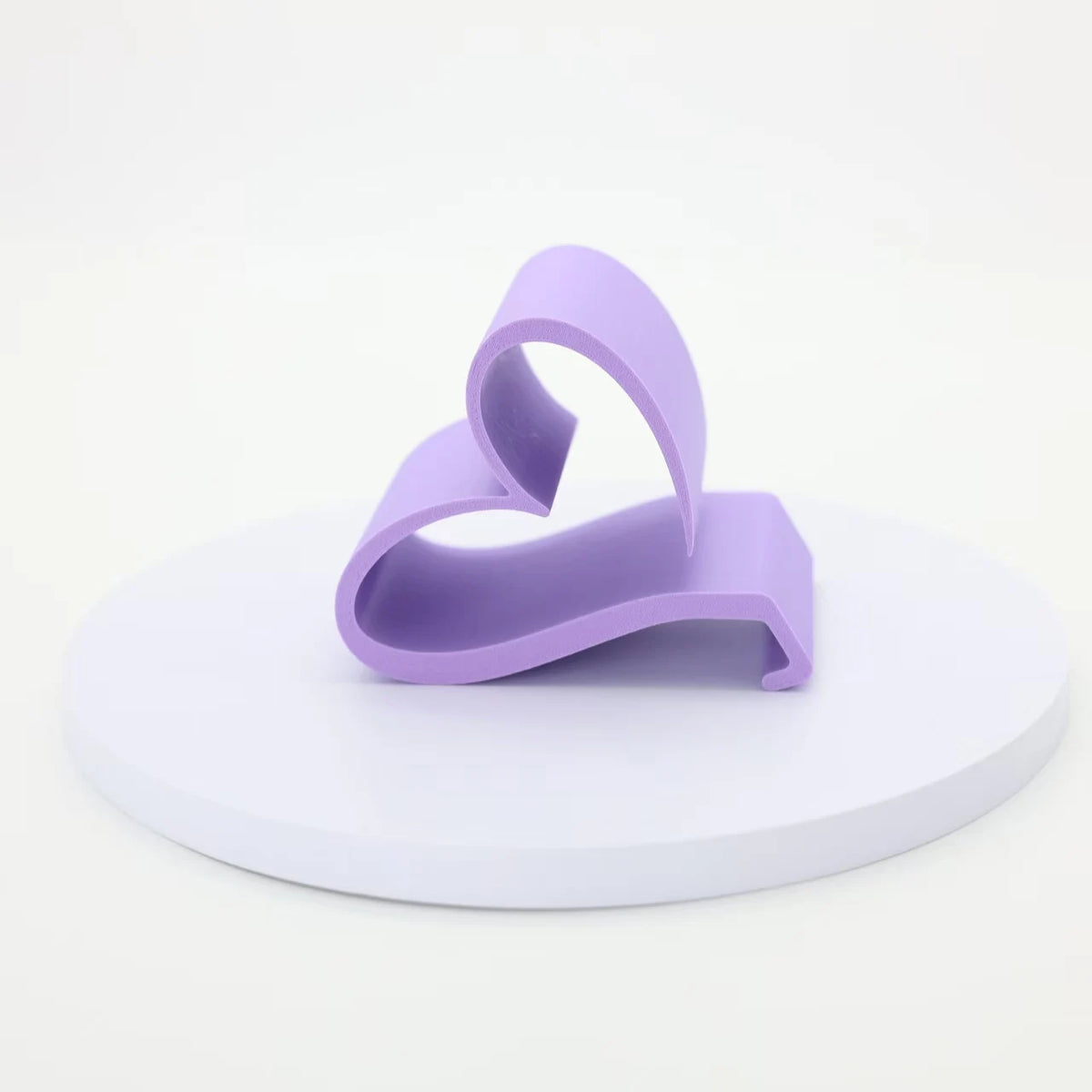 One Heart-shaped Phone Stand 3D Printed Universal Tablet Elegant Zpaxo PURPLE