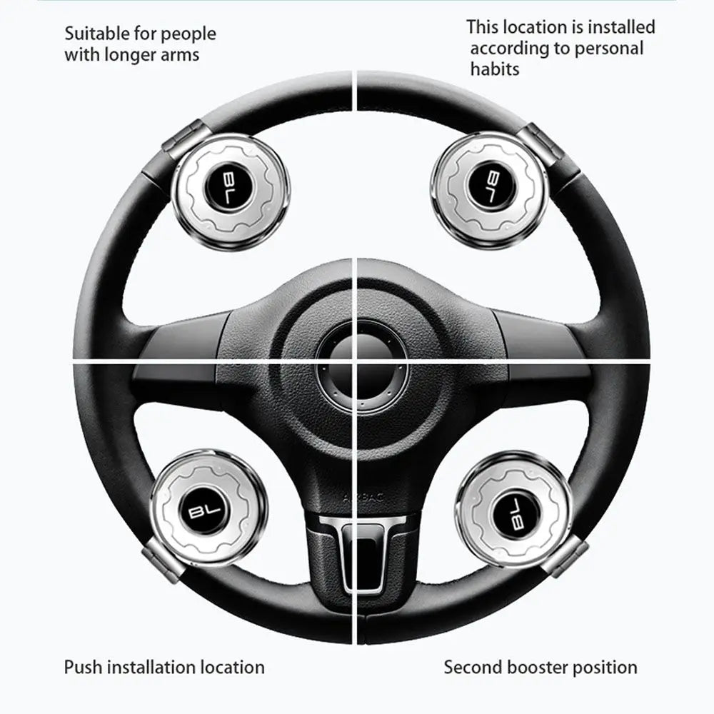 Handle Auxiliary Knob Booster Spinner Steering Wheel Ball Zpaxo
