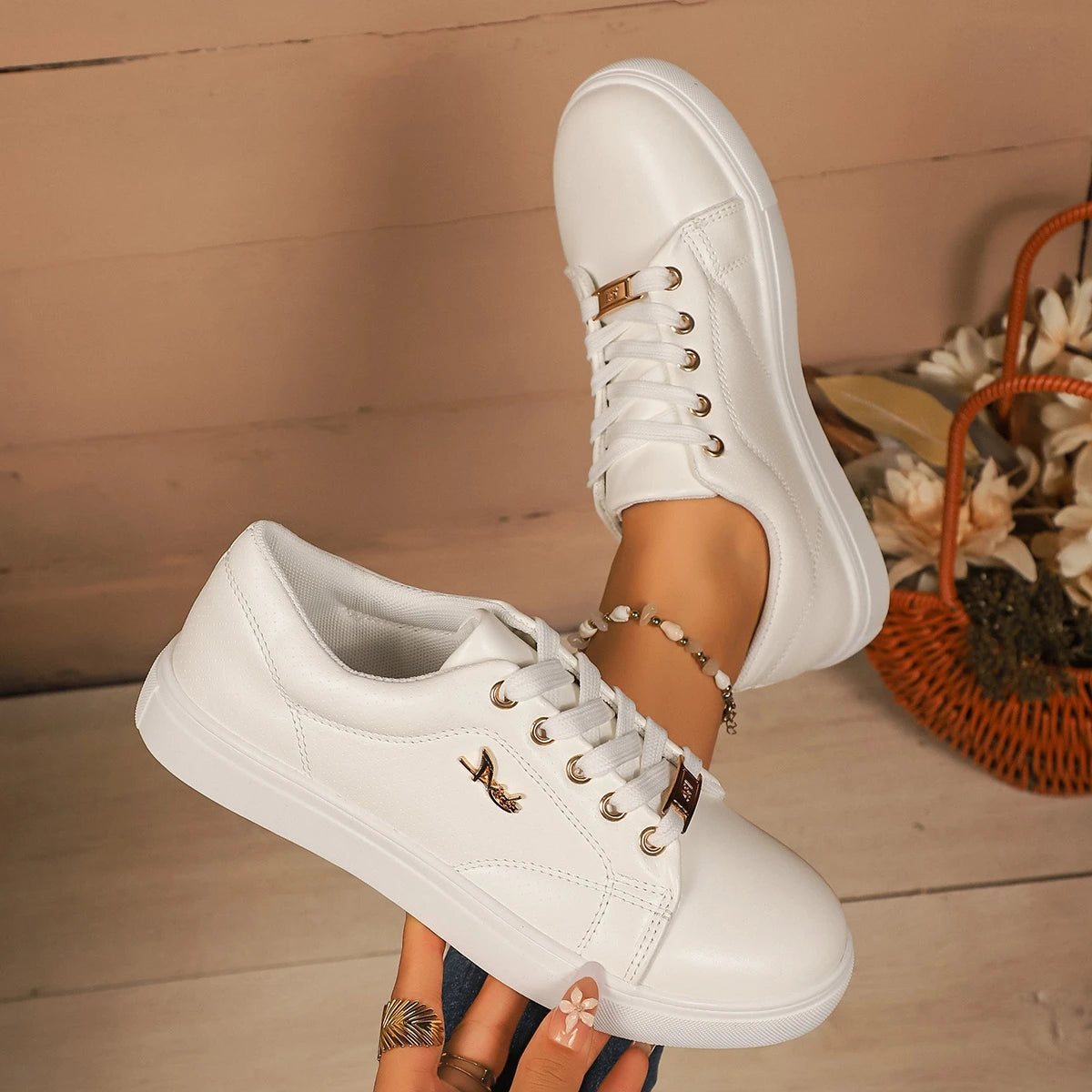 Women Sneakers Trend Soft Sole Walking Sneakers Spring Autumn Fashion Breathable Shoes Woman Comfortable Casual Sneakers Women Zpaxo