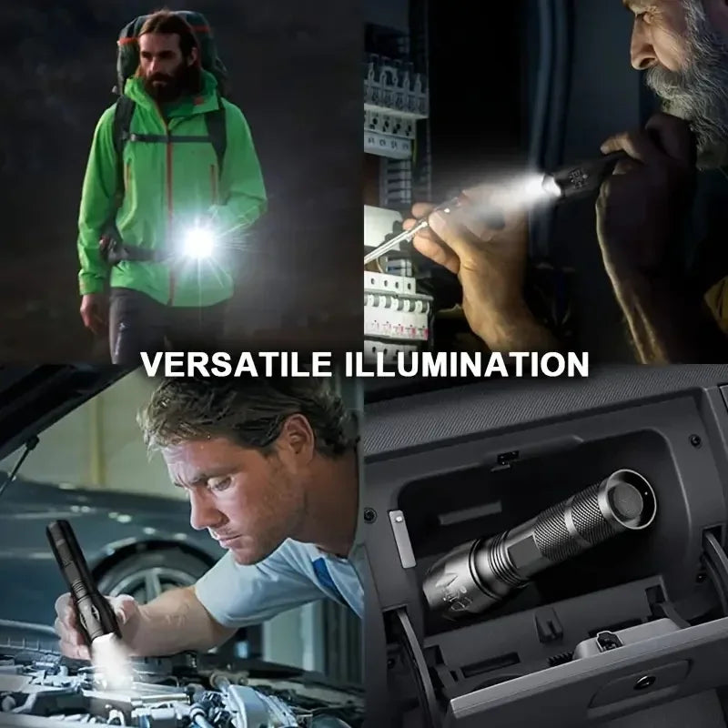 T6 LED Zoomable Flashlight | 5 Modes, Waterproof, 1000 Lumens