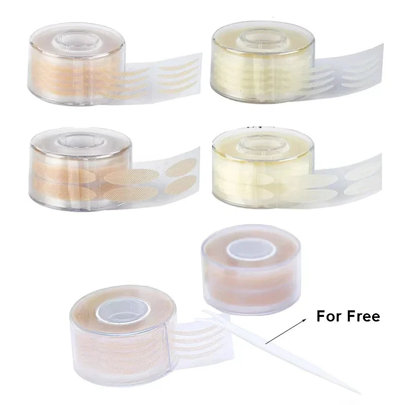 Eye Lift Strips Double Eyelid Tape Clear Gray Stripe Big Eyes