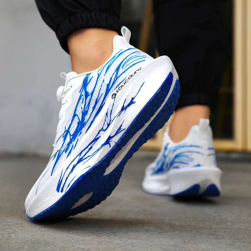 Men's Shoes Casual Sneakers Luxury Trainers Breathable Race Running