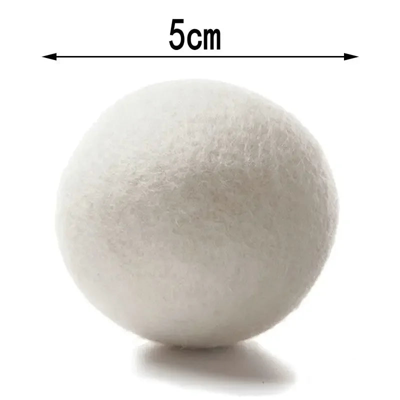 5cm Wool Dryer Balls Reusable Softener Laundry 5cm Laundry Ball Home Washing Balls Wool Dryer Balls Washing Machine Accessories Zpaxo
