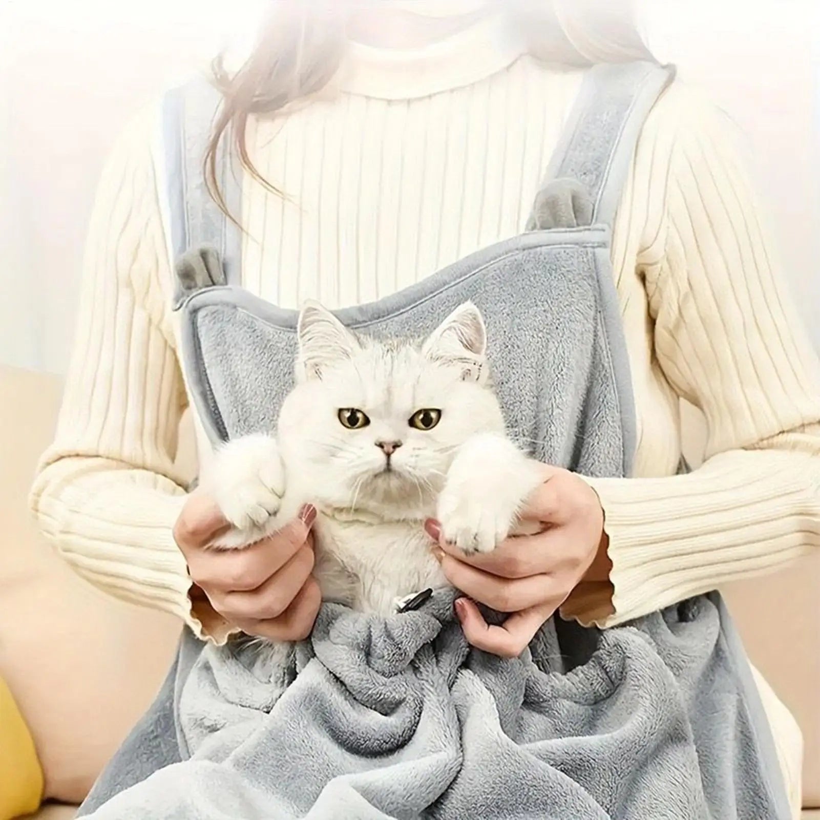 Pet Carrier Sling Front Shoulder Bag Adjustable Portable Cat Dog