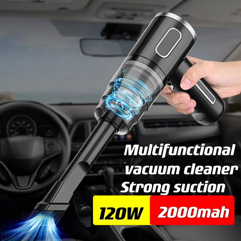 Car Cordless Vacuum Cleaner Portable Large Suction Household Cleaning Equipment Handheld Dust Collector Small Mini Dust Blower Zpaxo