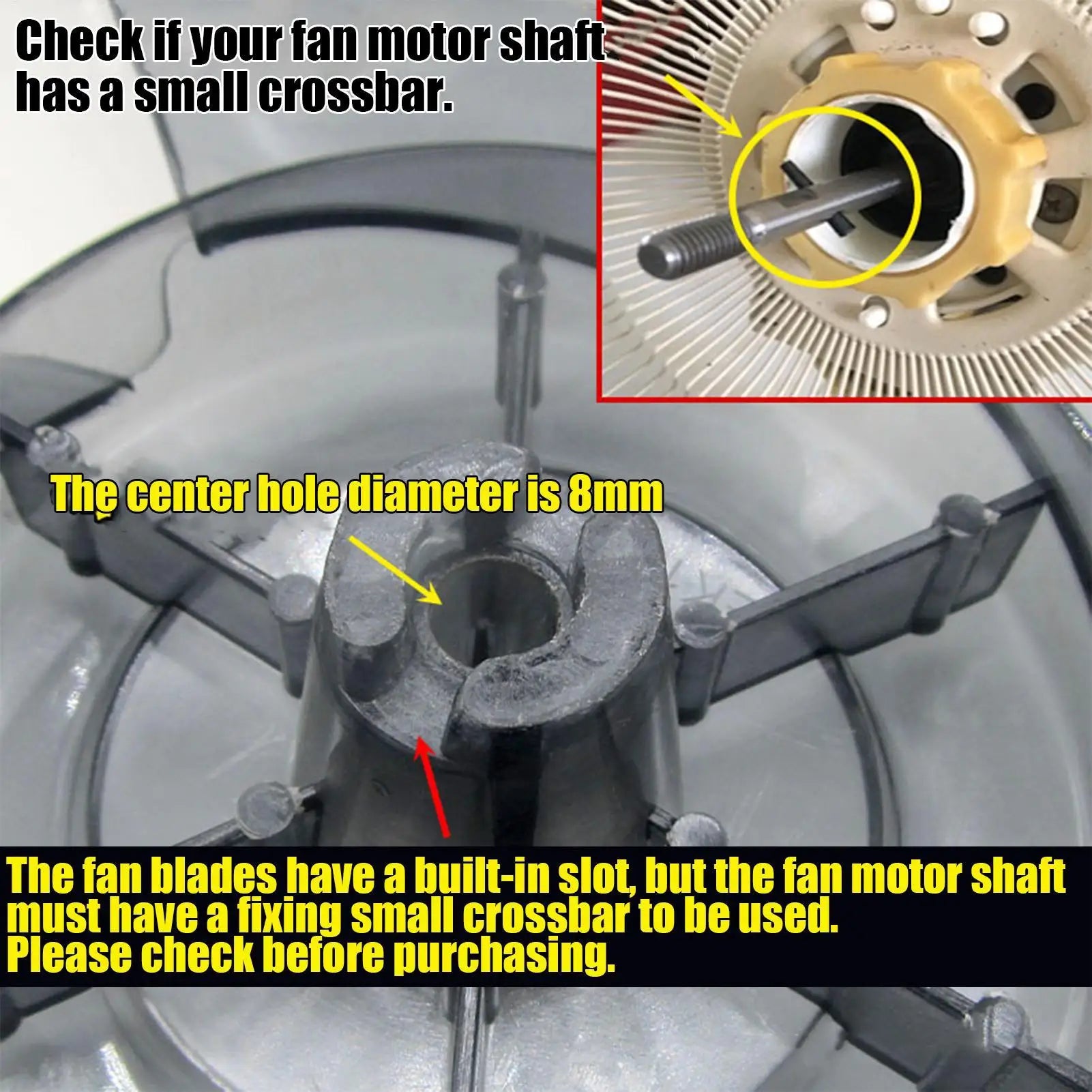 12 14 Fan Blade Replacement 5 Leaf Universal Table Stand Wall Part