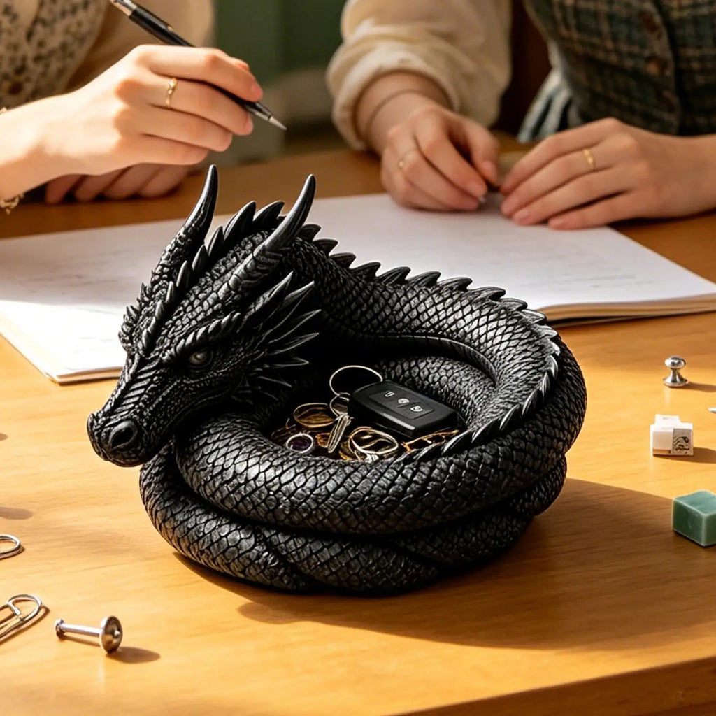 Catchall Bowl Gothic Dragon Storage Decoration 3D Printed Coin Ring