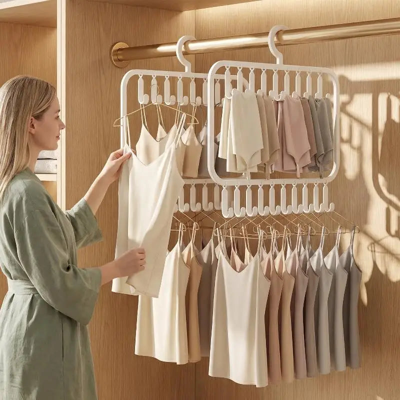 Wardrobe Storage Hook Rack Vest Bra Camisole Hat Multifunctional Zpaxo