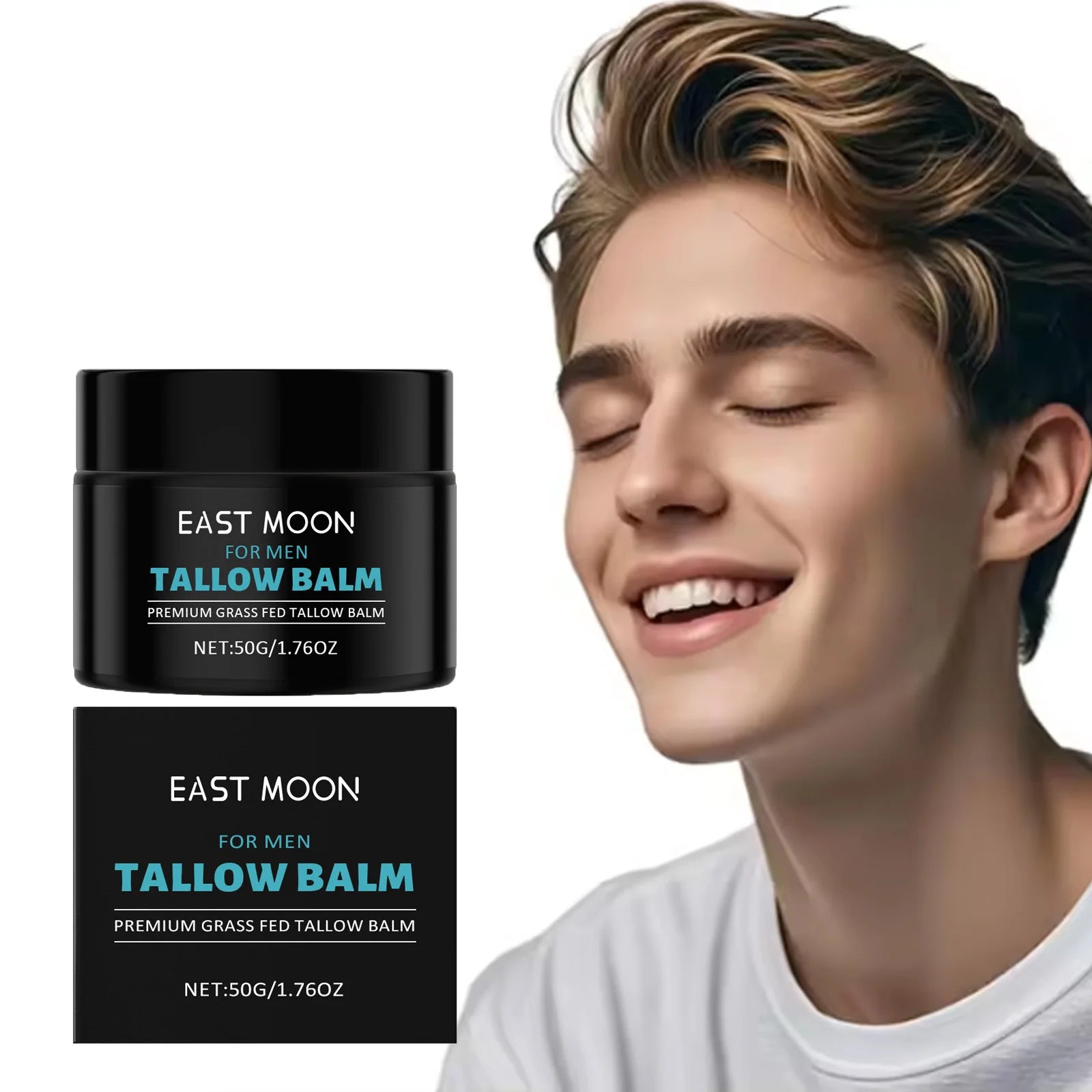 Men's Tallow Balm Anti-Wrinkle Firming Face Cream – 50g Men's Face Cream Zpaxo