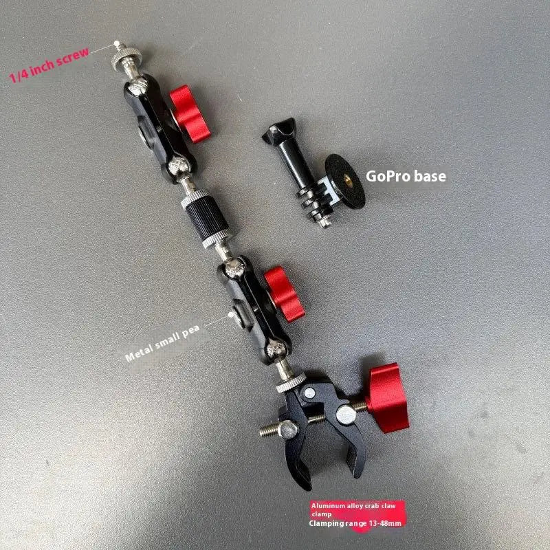 1 Set Photography Accessories Camera Metal Super Clamp With Double Ball Head Magic Arm For Monitor Light Mic Phone Mount Zpaxo A4