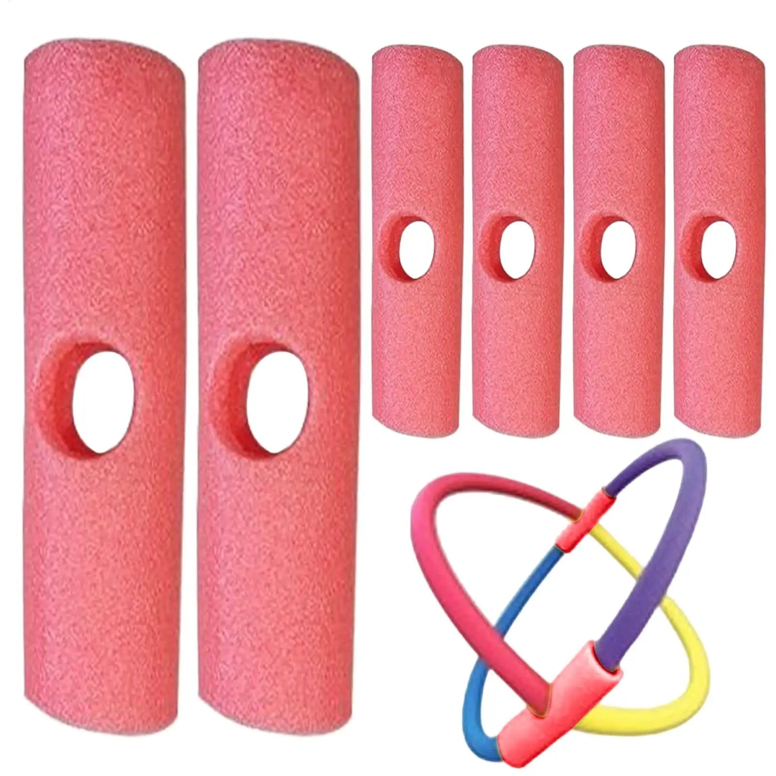 Pool Noodle Connectors 6-Pack – 2/3/4-Way Float Links for Kids Pool Noodle Connectors Zpaxo