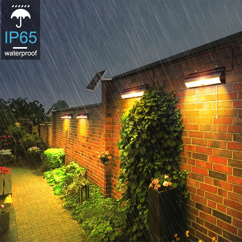 Solar Pendant Lights Outside Waterproof Garden Outdoor Solar Lamp with Motion Detector LED Floodlight Remote Solar Shed Lights Zpaxo