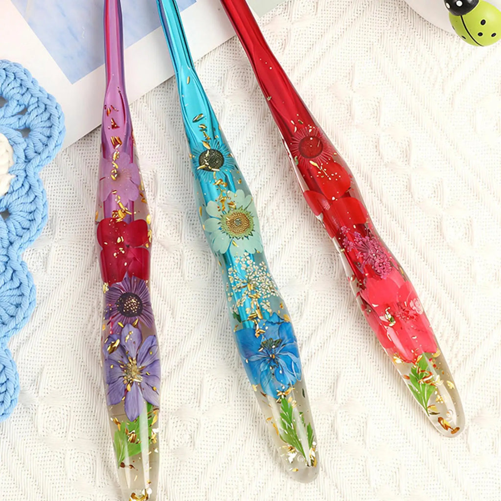 Ergonomic Crochet Hooks 9 Crocheting Supplies Knitting Yarn Hook