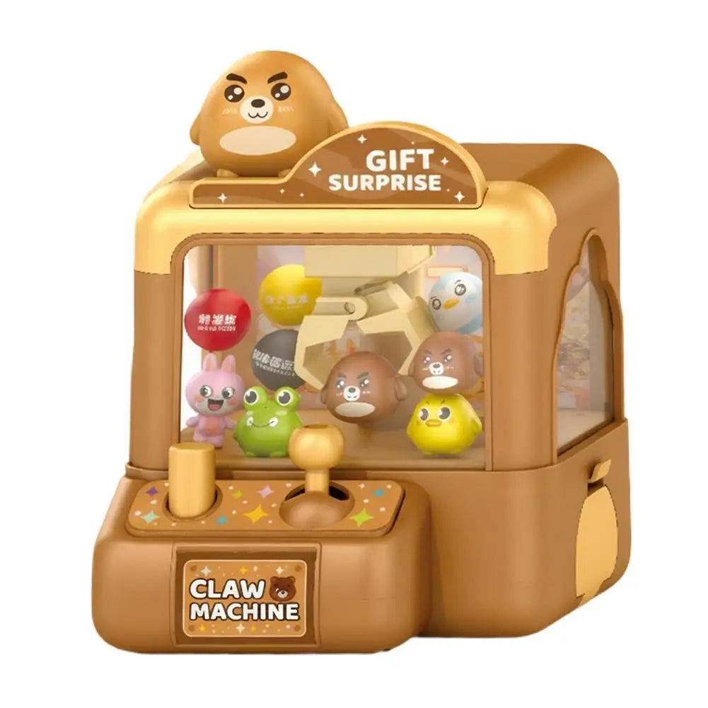 Mini Claw Machine Toy – Penguin Arcade Grabber for Kids Mini Claw Machine Zpaxo BROWN