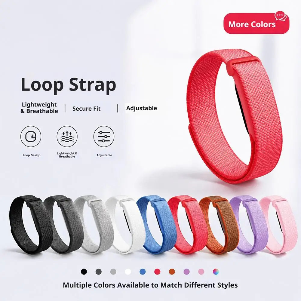 Adjustable Nylon Loop Strap for Google Fitbit Air Breathable Braided Velcro Wristband Quick Dry Sport Replacement Band Zpaxo