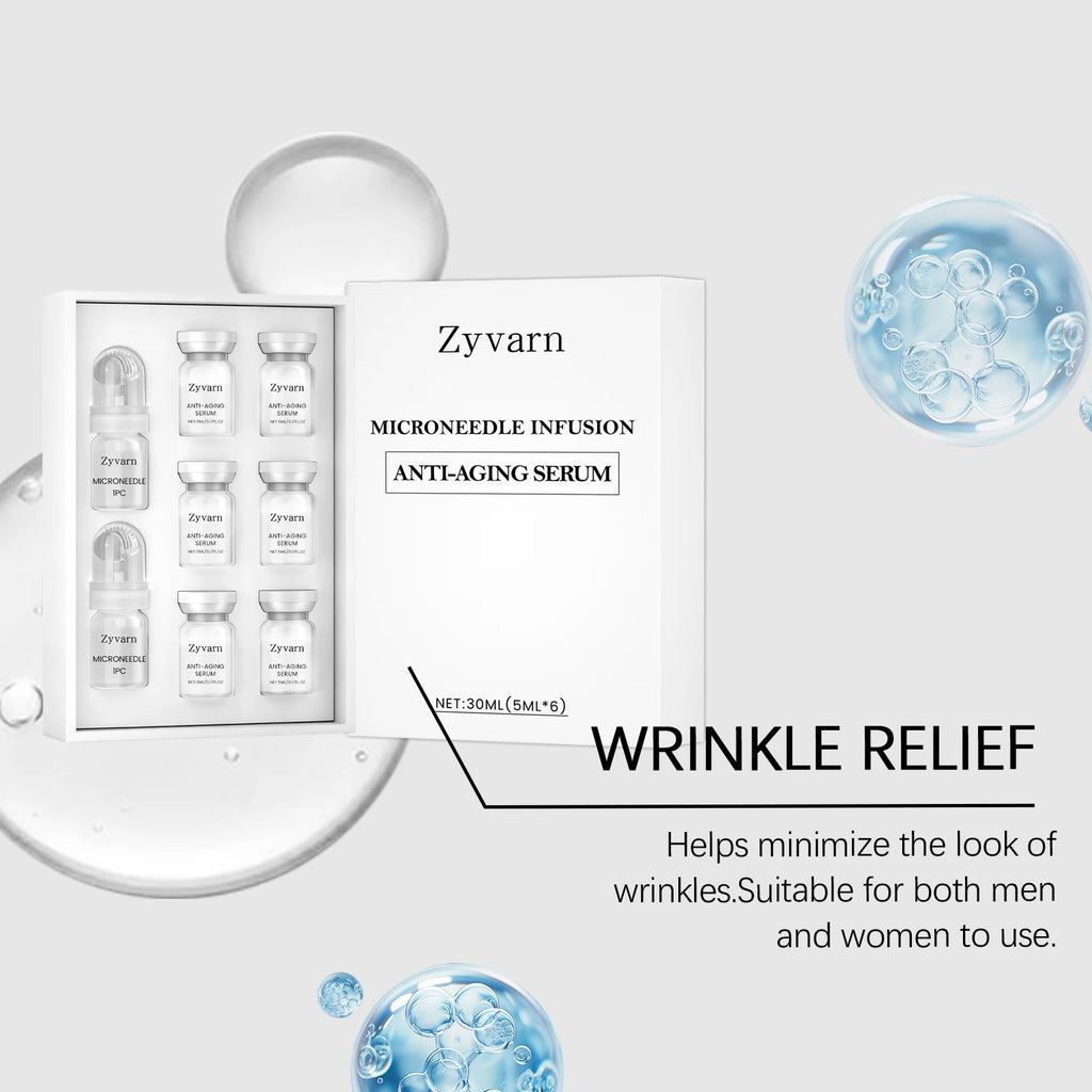 Facial serum 0.25mm Roller Microneedle Set Moisturizing Repairing Barrier Protection Soothing Redness Autumn Winter Special Care Zpaxo