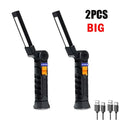 COB LED Rechargeable Work Light – Magnetic Camping Lantern