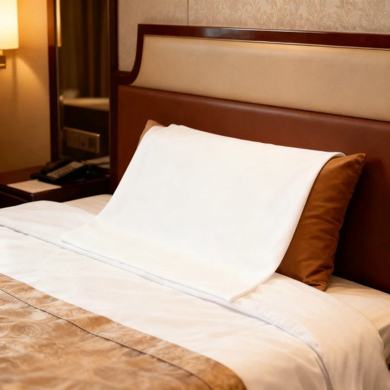5-Star Hotel Disposable Pillowcase Non-woven Fabric Luxe Cover Soft