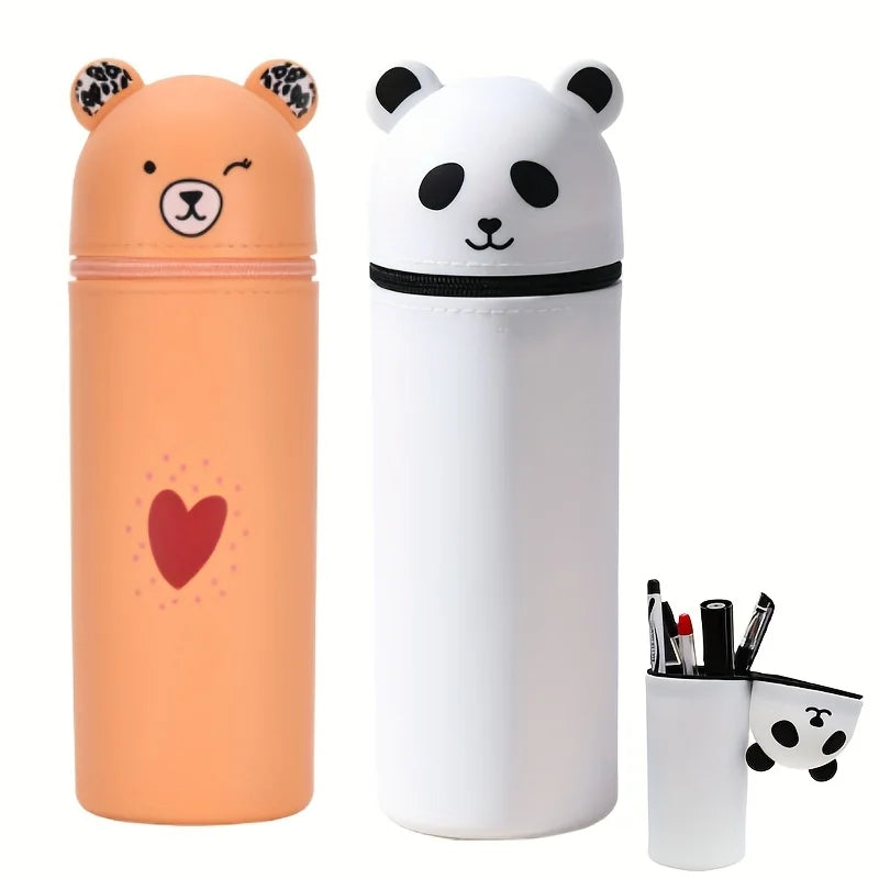 Animal Standing Pencil Case & Pen Holder – Back-to-School Gift Animal Pencil Case Zpaxo