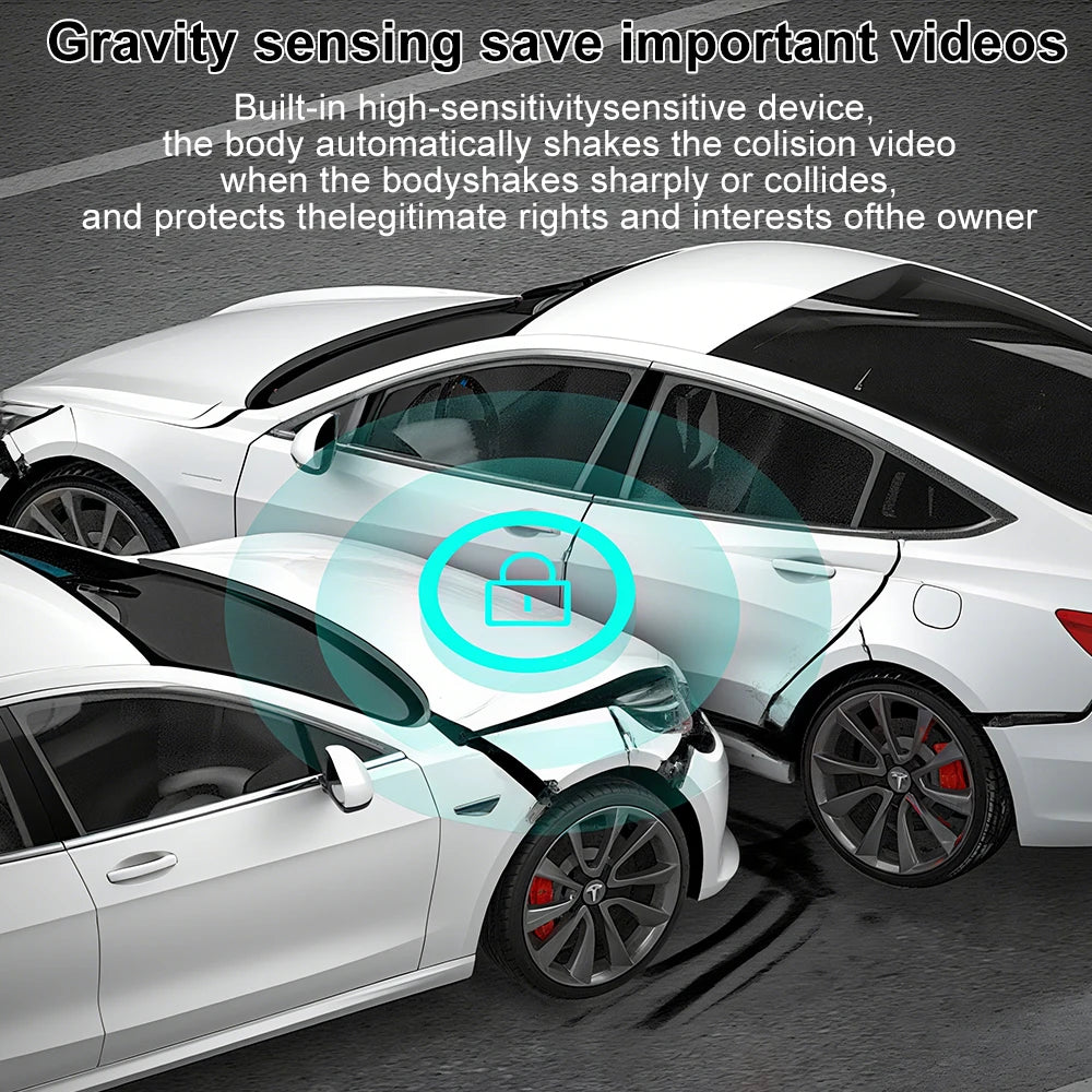 4K HD Car DVR Dashcam Vehicle Recorder 1080P Video 170 Angle Niht Zpaxo