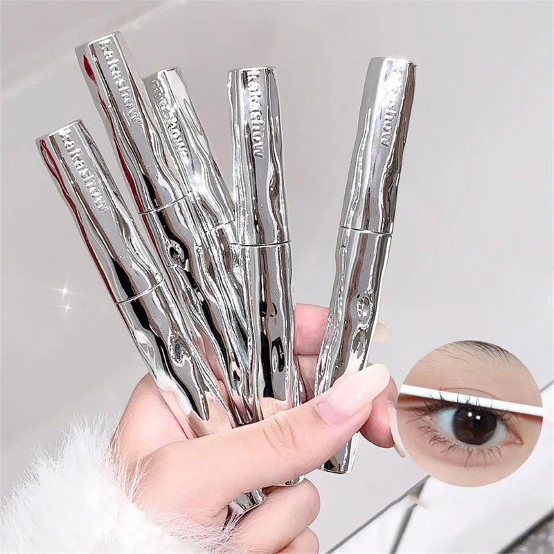 Silver Silk Fiber Matte Mascara Ultra-fine Brush Lengthens Eyelashes