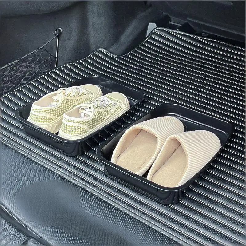 Car Under-Seat Shoe Storage Tray – Vehicle Organizer Box