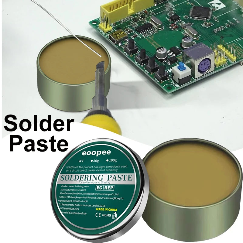 Solder Paste Rosin Flux No Clean Repair Electronic Circuit Board