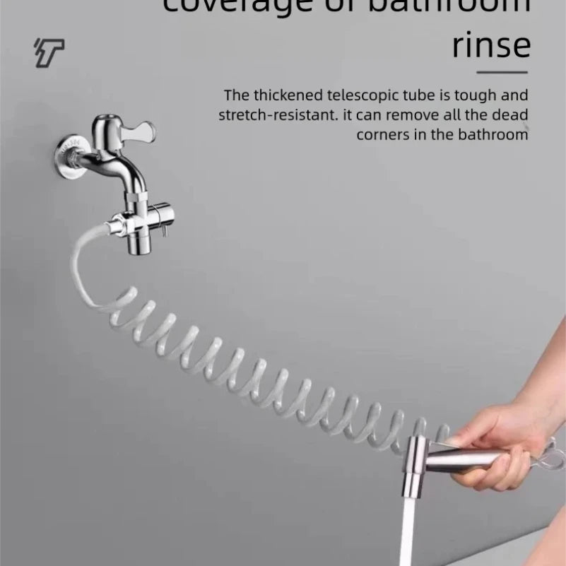 304 stainless steel toilet flushing spray gun, bathroom toilet water spray gun, water spray gun for flushing, bathroom spray gun Zpaxo
