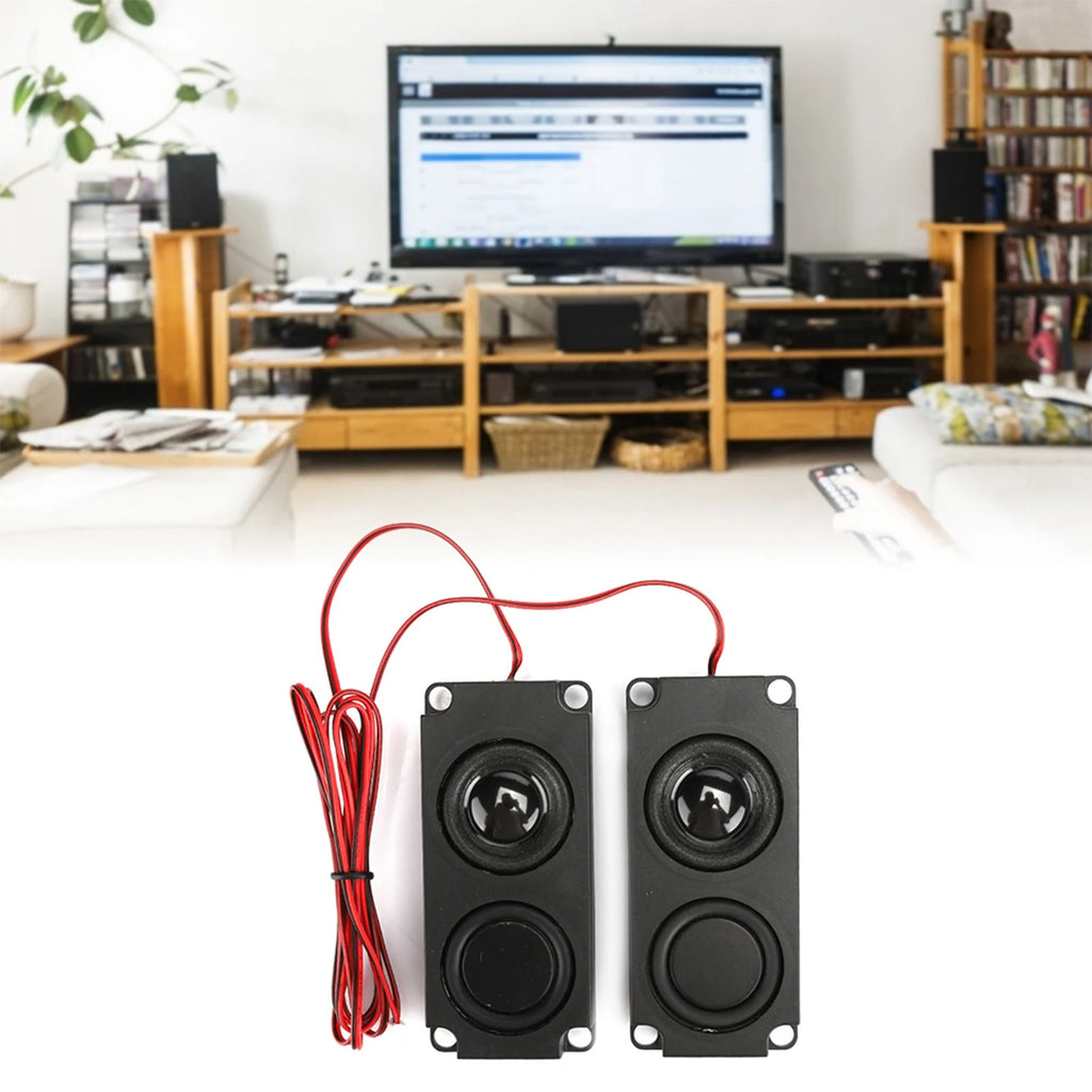 8Ω 5W Loudspeaker Magnetic Dual Speaker Heavy Bass Audio Cavity 40mm Portable Speaker for TV Monitor Zpaxo