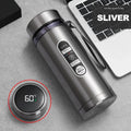 Vacuum Flask Portable Cups Stainless Steel Thermos Bottle LED