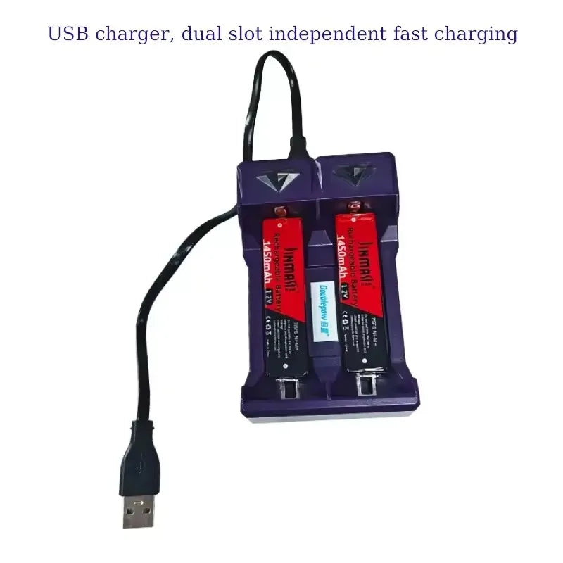 1.2V 7/5F6 67F6 1450mAh Ni-MH Chewing Gum Battery 7/5 F6 Cell for Panasonic Sony MD CD Cassette Player Batteries with charger Zpaxo